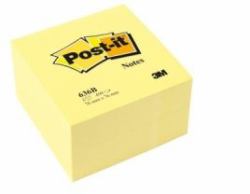 Post-It 636-B pouch autoadesiva Quadrato Giallo 450 fogli Autoadesivo (Post-it Note Cube 76x76mm 450 Sheets Canary Yellow 636-B)