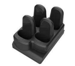 Zebra CR6080-SA40004WW docking station per dispositivo mobile Nero (CS6080 CORDLESS 4-SLOT DEVICE - CRADLE ADAPTER CUP INDUCTIVE BLK)
