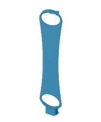 Zebra SG-TC2W-HSTRP1-01 supporto per personal communication Computer portatile palmare Blu (TC21/26 HAND STRAP HC - DISINFECTANT READY TC21/TC26 HC)