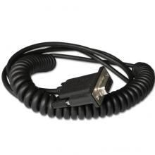 Honeywell CBL-020-300-C00 cavo seriale Nero 3 m RS232 DB9 (RS232 5V SIGNAL BLK DB9 FEMALE - 3M COILED 5V EXTERNAL POWER)