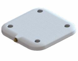 Zebra AN520-FCL60011EU antenne RFID Bianco Adatto per uso interno (SLIM IP68-RATED RFID ANTENNA - IN/OUTDOOR USE SIZE: 5.9INX5.9IN)