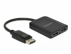 DeLOCK DisplayPort 1.4 Splitter 1 x DisplayPort to 2 x DisplayPort MST (Delock DisplayPort 1.4 Splitter 1 x Di)