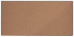 Nobo Premium Plus bacheca per appunti Interno Marrone Alluminio (Nobo 1915185 Premium Plus Cork Notice Board 2000x1000mm)