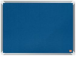 Nobo Premium Plus bacheca per appunti Interno Blu Alluminio (Nobo 1915187 Premium Plus Blue Felt Notice Board 600x450mm)