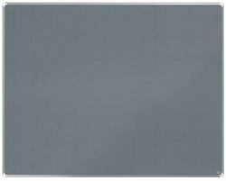 Nobo 1915198 bacheca per appunti Grigio Alluminio (Nobo 1915198 Premium Plus Grey Felt Notice Board 1500x1200mm)