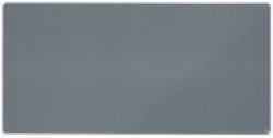 Nobo 1915200 bacheca per appunti Grigio Alluminio (Nobo 1915200 Premium Plus Grey Felt Notice Board 2400x1200mm)