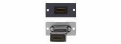Kramer Electronics W-H[W-HDMI][W] Placca copripresa e copri interruttori Bianco (W-H[W] - HDMI Wall Plate Insert - White)