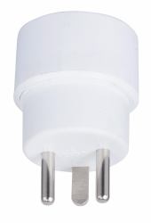 Microconnect GRUPADK adattatore per presa di corrente Tipo K [DK] Tipo E [FR] Bianco (Power Adapter, Schuko to DK - Hybrid power adapter from - pin-earth to DK-earth, white - Warranty: 300M)