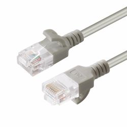 Microconnect V-UTP6A03-SLIM cavo di rete Grigio 3 m Cat6a U/UTP [UTP] 