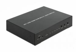 DeLOCK 11488 video switch HDMI (Delock 4 in 1 Multiview - KVM / audio)