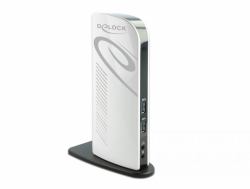 DeLOCK Docking Station USB Dual HDMI Full-HD / USB 3.2 / LAN / Audio 