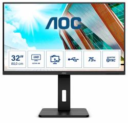 AOC P2 U32P2 Monitor PC 80 cm [31.5"] 3840 x 2160 Pixel 4K Ultra HD LED Nero 