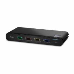 Belkin F1DN104KVM-UN-4 KVM switch Black (4 PORT SINGLEHEADDP KVMSWITCHPP4 0)