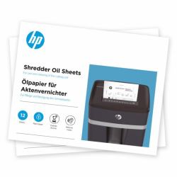 HP 9133 accessorio per tritadocumenti Fogli lubrificanti 12 pz (HP Oelpaper for Shredder 12 sheets)