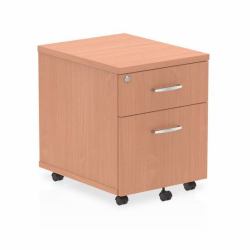 Dynamic I000064 schedario e accessori Faggio (Dynamic Impulse 2 Drawer Mobile Pedestal Beech)