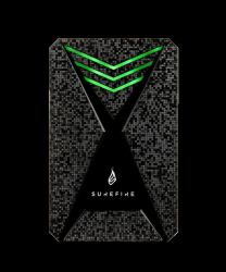 1TB SureFire 2.5in Gaming Bunker HDD USB 3.2 Gen 1 Black