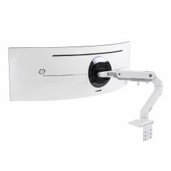 Ergotron HX Series HX Desk Monitor Arm with HD Pivot [white] (HX DESK MONITOR ARM - WITH HD PIVOT WHITE)