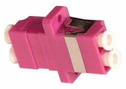 Lanview LVO231256 connettore per fibra ottica LC Femmina (LC Multimode adapter duplex - OM4 zirconia SC footprint - Warranty: 60M)