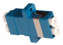 Lanview LVO231287 connettore per fibra ottica LC Femmina (LC Singlemode adapter duplex - OS2 zirconia - Warranty: 60M)