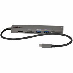 StarTech.com Adattatore Multiporta USB C, Hub USB Type-C con Porta HDMI 4K 60Hz, GbE, 100W PD per...