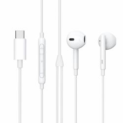 eSTUFF ES652200-BULK cuffia e auricolare Cablato In-ear Musica e Chiamate USB tipo-C Bianco 