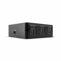 Lindy 70481 splitter audio Nero (5PORTTOSLINK[OPTICAL]DIGITALAUDIOSP)