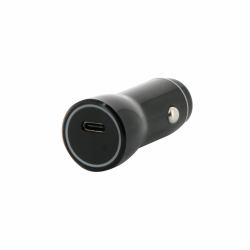 Mobilis 001344 Caricabatterie per dispositivi mobili Smartphone, Tablet Nero Accendisigari Auto (CAR CHARGER 1 USB C [12-24V 5V - 2.4A] SOFT BAG)