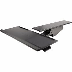 StarTech.com Under Desk Keyboard Tray - Full Motion & Height Adjustable Keyboard and Mouse Tray, 10"x26" Platform - Ergonomic Desk Mount Computer Keyboard Tray with Mouse Pad & Wrist Rest (UNDER DE...