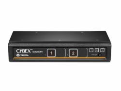 Vertiv SC820DPH-400 switch per keyboard-video-mouse [kvm] Nero (CYBEX SC UNIVERSAL DP/H SECURE - KVM SWITCH 2-PORT SINGLE DISPLAY)