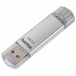 Hama C-Laeta unità flash USB 32 GB USB Type-A / USB Type-C 3.2 Gen 1 [3.1 Gen 1] Argento 