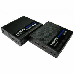 Cables Direct HD-EX270 moltiplicatore AV Trasmettitore e ricevitore AV Nero (CDL 70m HDMI v2.0 Ext over CAT)
