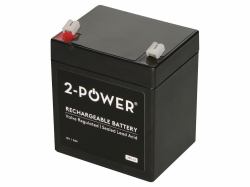 2-Power 2P5-12 batteria UPS Acido piombo [VRLA] 12 V 5 Ah (2-Power 12V 5Ah VRLA Security Battery)