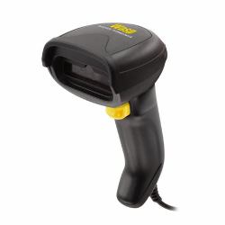Wasp WDI9600 Lettore di codici a barre portatile 1D/2D LED Nero, Giallo 