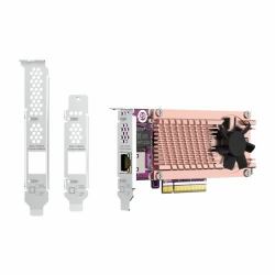 QNAP QM2 CARD interface cards/adapter Internal PCIe (QM2 series 2 x PCIe 2280 M.2 SSD slots PCIe Gen3 x 8 1 x AQC113C 10GbE NBASE-T port)