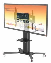 Peerless PR598-M Supporti a parete per TV 2,49 m [98"] Pavimento Nero 