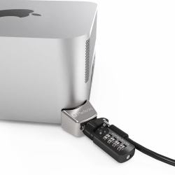 Compulocks Ledge cavo di sicurezza Nero, Argento (Compulocks Mac Studio Secure Lock Slot)