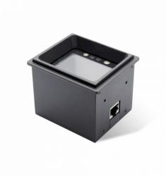 Newland FM3051 Lettore di codici a barre fisso 1D/2D CMOS Nero (FM30 Grouper II 2D CMOS fixed - mounted reader for kiosk - integration optimized to read from cell phone & paper. Including data - Wa...