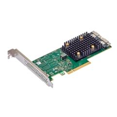 Broadcom HBA 9500-16i scheda di interfaccia e adattatore Interno SAS, SATA (Broadcom 9500 series 16i Tri-Mode - Host bus adapter - 16 Channel - SATA 6Gb/s / SAS 12Gb/s / PCIe 4.0 [NVMe] - PCIe 4.0 x8)