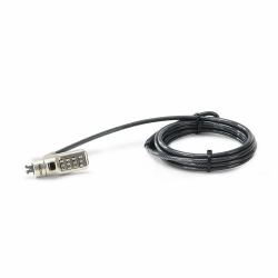 SECURITY CABLE N-LOCK COMBINATI - ESETTABLE 2.5X6MM SLOT SINGLE