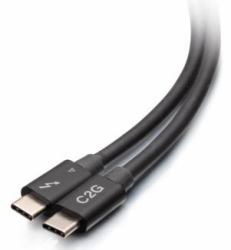 C2G Cavo Thunderbolt™ 4 di tipo USB-C®, 0,8 m [40 Gbps] (Legrand 2.5FT 0.8M THUNDERBOLT4 USBC-C [40GBPS] [Lifetime warranty])