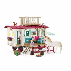 schleich HORSE CLUB Caravan for secret club meetings (Schleich Horse Club 42593 Caravan [425)