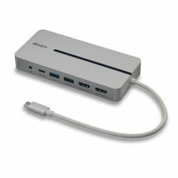 Lindy 43360 replicatore di porte e docking station per laptop Cablato USB 3.2 Gen 1 [3.1 Gen 1] T...