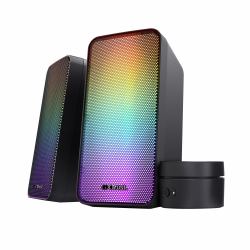 Trust GXT 611 Wezz set di altoparlanti 6 W PC/PC portatile Nero 2.0 canali 3 W (GXT611 WEZZ ILLUMINATED SPEAKER SET 24587)