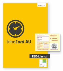 Reiner SCT timeCard AU, 50 employees, ESD, 1 year Commerciale 1 licenza/e Download di software el...