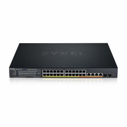 Zyxel XMG1930-30HP Gestito L3 2.5G Ethernet [100/1000/2500] Supporto Power over Ethernet [PoE] 1U Nero (Zyxel XMG1930 Series XMG1930-30HP - Switch - managed, NebulaFLEX cloud - L3 Lite - smart - 20...