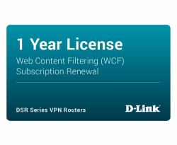 D-Link DSR-250-WCF-12-LIC licenza per software/aggiornamento 1 licenza/e Electronic License Deliv...
