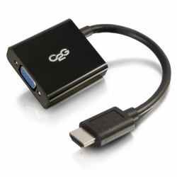 C2G HDMI® Male to VGA Female Adapter Converter Dongle (C2G HDMI Male to VGA Female Adapter Converter Dongle)