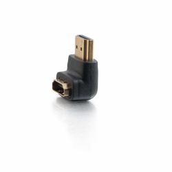 C2G HDMI® Male to HDMI® Female 90° Down Adapter (C2G 80562 video cable adapter HDMI Black)