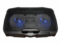 Conceptronic THANA07B base di raffreddamento per laptop 43,2 cm [17"] Nero (Notebook Cooling Pad 43.2 Cm - [17"] Black - Warranty: 12M)