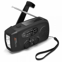 Technaxx TX-238 Portatile Analogico e digitale Nero (TECHNAXX HANDKURBEL UND)